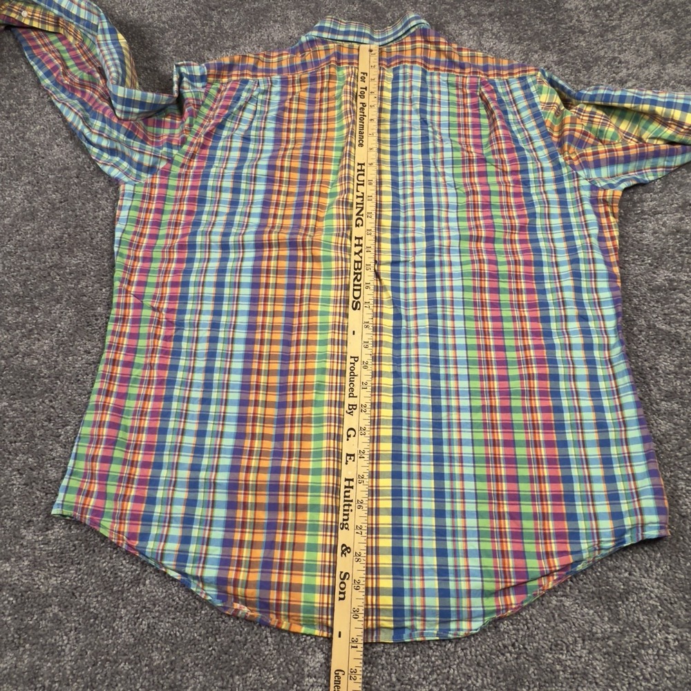 Polo Ralph Lauren Shirt Mens XL Multi Color L/S Button Down Up Oxford Regent - Picture 7 of 7